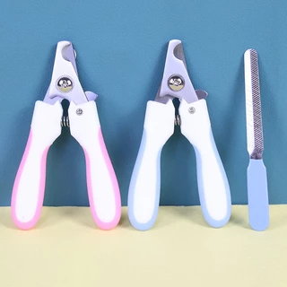 Boqi factory กรรไกรตัดเล็บแมว กรรไกรตัดเล็บสุนัข Pet Nail Clipper ที่ตัดเล็บสุนัข-แมว +ที่ตะไบ S(5027+A2). L(5026+A)