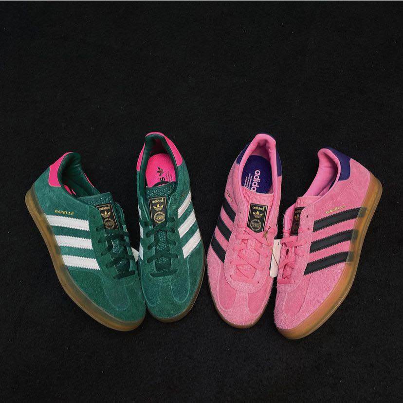(รอของ) Adidas Gazelle (W) "Collegiate Green Lucid Pink/Bliss Pink Purple" (แท้100%)