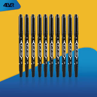 ส่งด่วน ปากกามาร์กเกอร์ 10ด้าม ปากกา เขียนซีดี กันน้ำ MarkerPen Permanent เครื่องเขียน