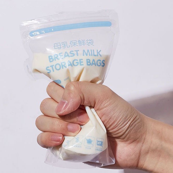 【กรุงเทพจัดส่งสินค้า】30ชิ้น* ถุงเก็บน้ำนมแม่ ซองหนาทนทานไม่เน่าเสียราคาถูก 100ML/150ML/200ML/250ML - รูปที่ 4