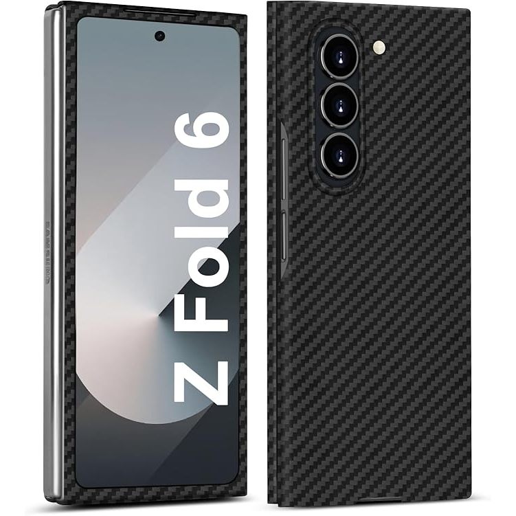 [รุ่นใหม่ 2025] เคส Samsung Galaaxy Z Fold 6 เคสคาร์บอน แบบพับได้ สไตล์แฟชั่น สําหรับ Samsung Galaxy