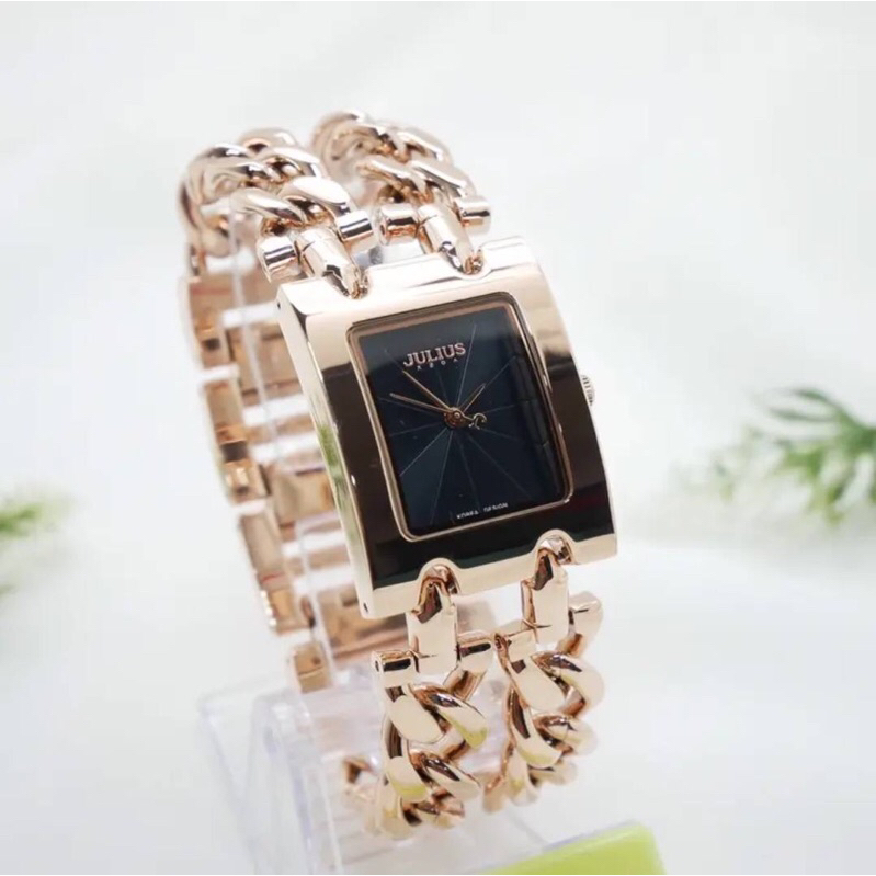 นาฬิกา Julius JA-876 สายสแตนเลสทรงโซ่คลิปล็อค [ขนาด 26 mm]