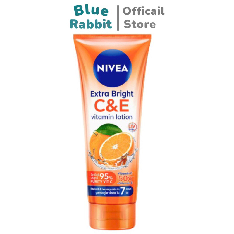 [180ml.]  Nivea นีเวีย โลชั่นบำรุงผิวกาย เอ็กซ์ตร้า ไวท์ ซี แอนด์ อี วิตามิน 180 มล. NIVEA โลชั่นนีเ