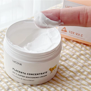 USTAR PLACENTA CONCENTRATE VIT C SUPER WHITENING CREAM (ครีมรกแกะ)