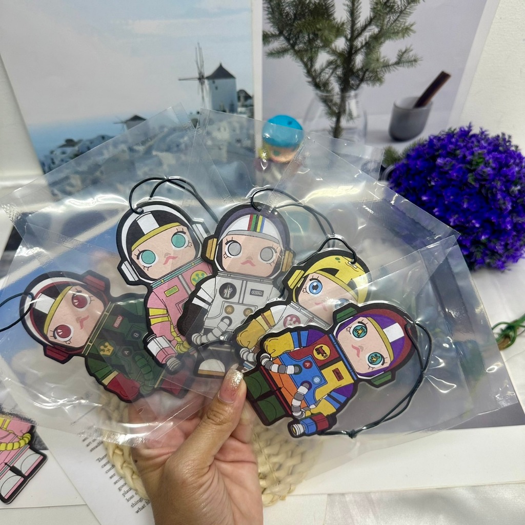 (ราคา7บาท) แผ่นน้ำหอมปรับอากาศ น้องมอลรี่ หอมนาน10-15วัน มีให้เลือก หลาหลายลาย ตัวการ์ตูนมาใหม่ ลายน่ารักมาก