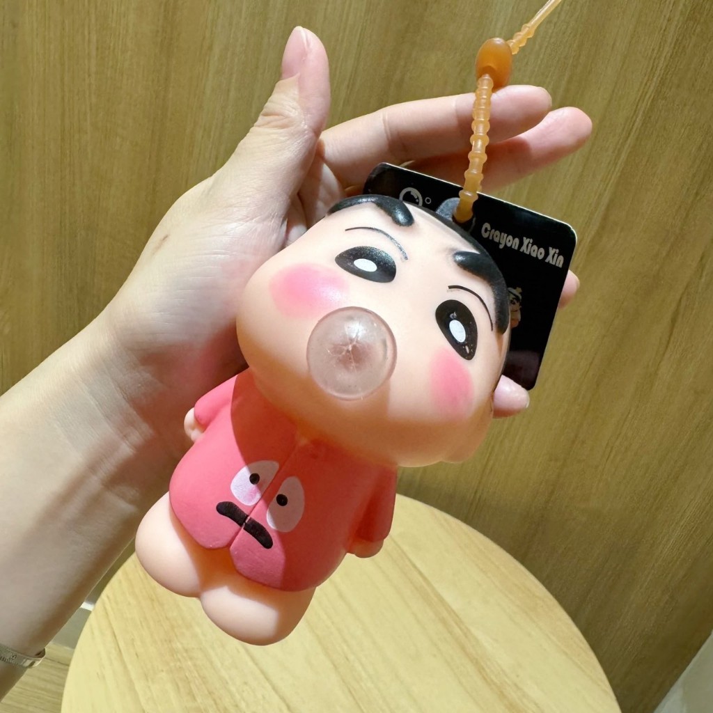 ตุ๊กตาโมเดลชินจัง ชินจังเป่าฟอง เป่าหมากฝรั่ง ชินโนะสุเกะ ลูกมิซาเอะ ทะเล้น น่ารัก 005