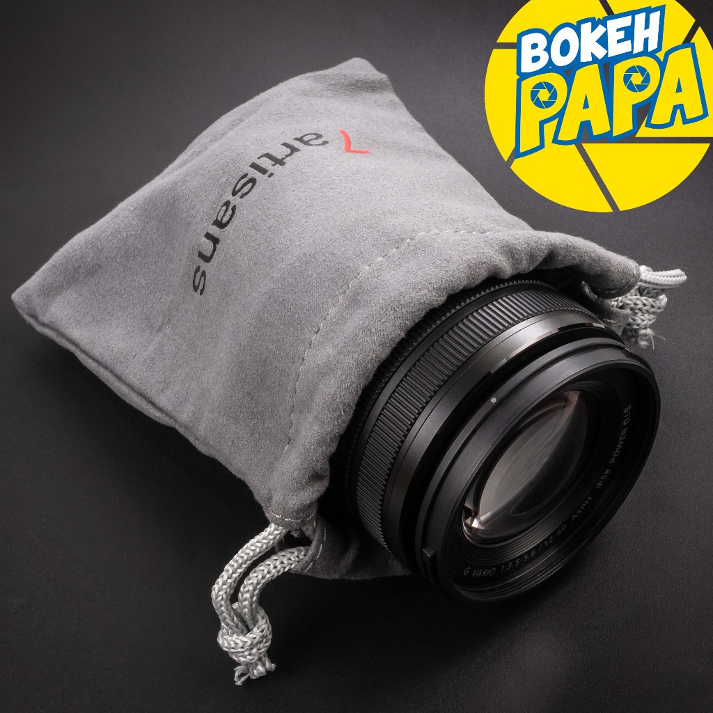ถุงใส่เลนส์ Lens Bag ยี่ห้อ 7Artisans ( ถุงผ้า กำมะหยี่ ) ( ถุงเลนส์ ) ( ถุงเก็บเลนส์ ) ( ที่เก็บเลนส์กล้อง )