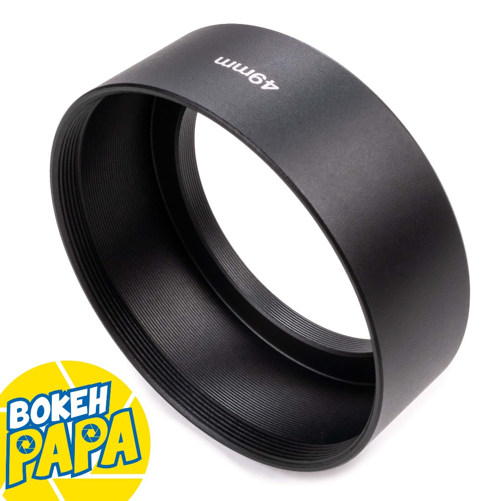 Hood ทรงกระบอก ขนาด 35mm / 49mm / 52mm / 62mm ( ฮูด เลนส์ ) ( เลนส์ฮู้ด ) ( Hood Lens ) ( 35 mm / 49 mm / 52 mm / 62mm )