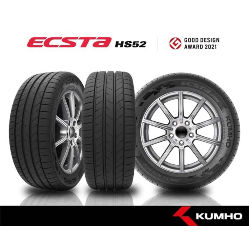 ยางรถยนต์ KUMHO 185/55 R16 รุ่น ECSTA HS52 83V *KR (จัดส่งฟรี!!! ทั่วประเทศ)