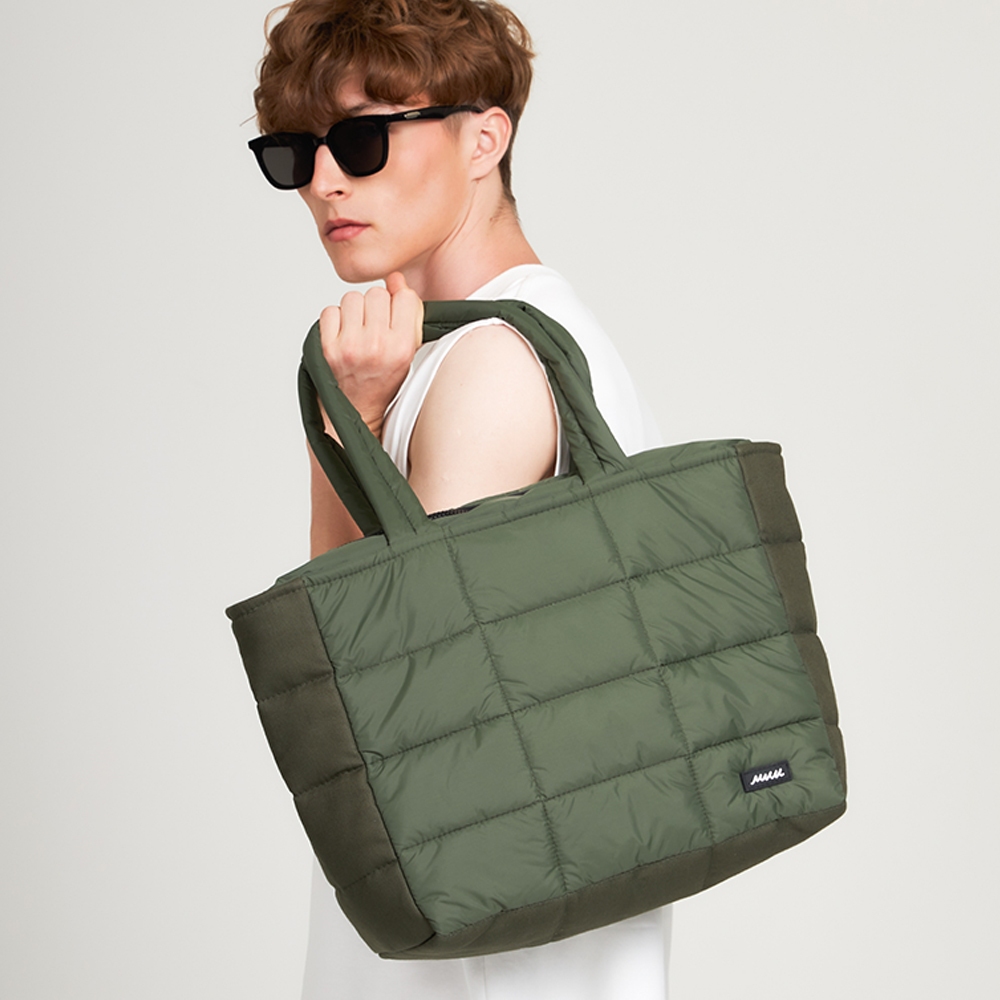 MUU BAG กระเป๋า Puffy ผ้า Nylon Canvas ดีไซน์เรียบง่ายแต่มีสไตล์