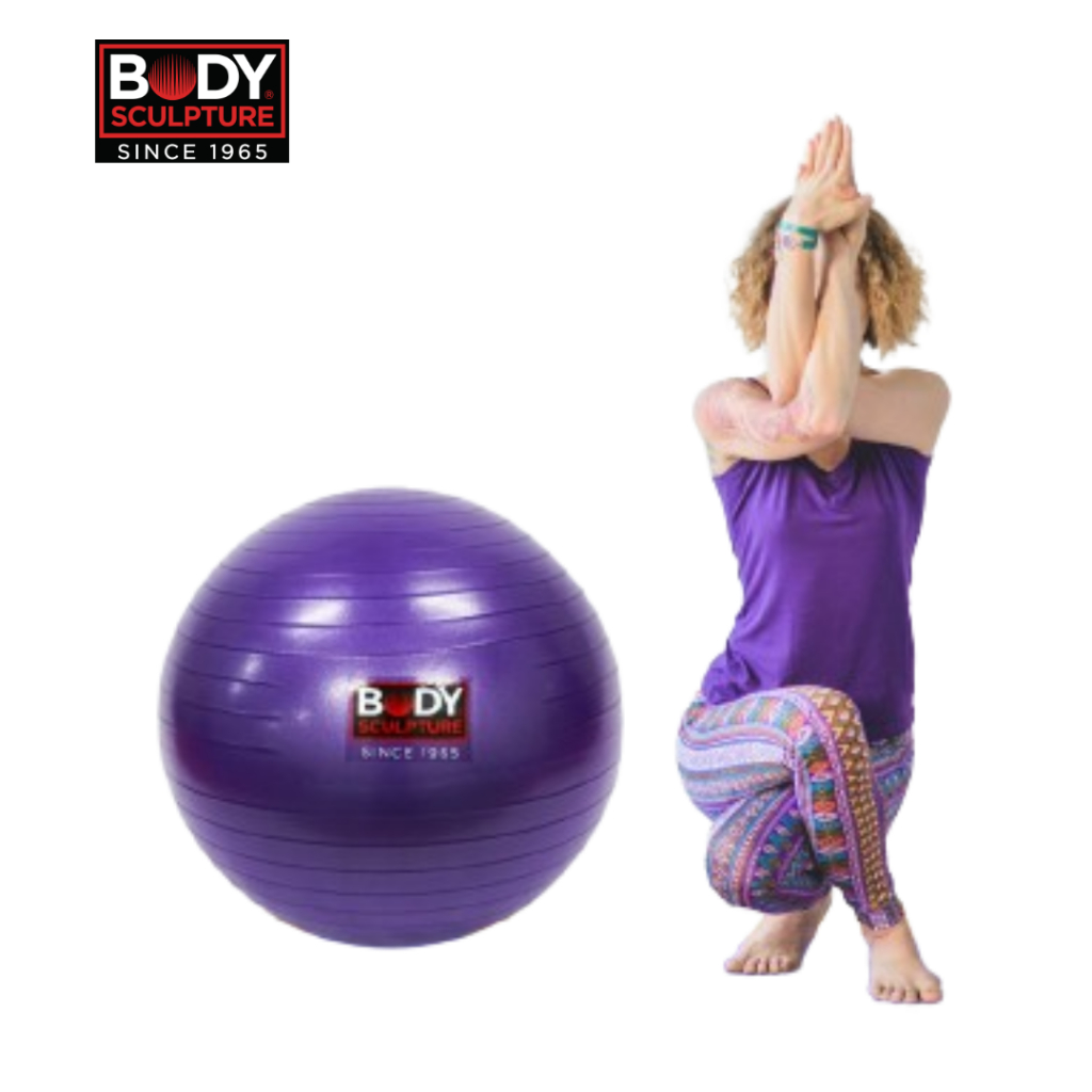 Body Sculpture BB-001-22 บอลยิม วัสดุป้องกันบอลระเบิด 22" (55cm.) Anti Burst Gym Ball Plus with Pump