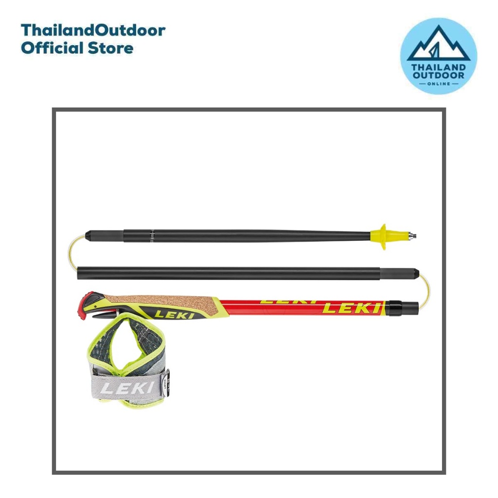 Leki Micro Trail Race 115 / Neon Red  ไม้เท้า Trail Running