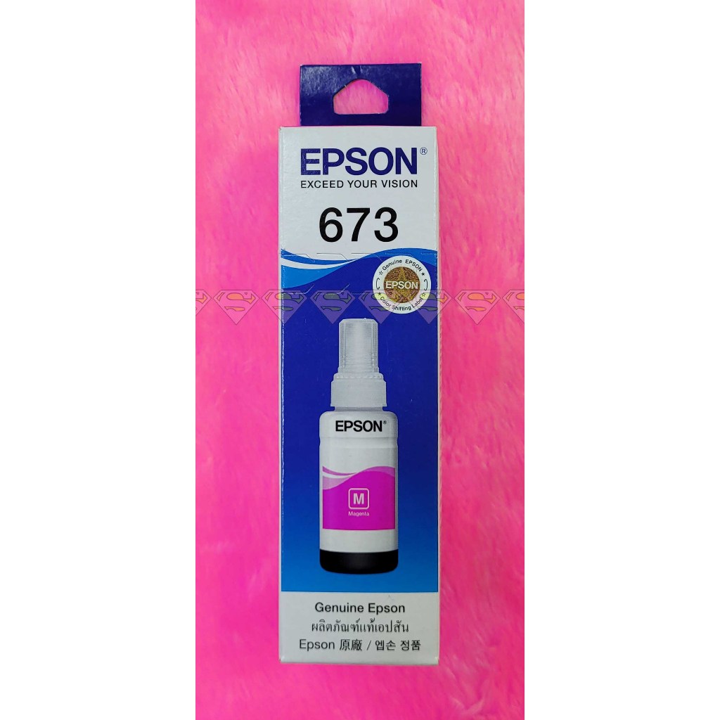 EPSON 673 MAGENTA สีแดง ของแท้