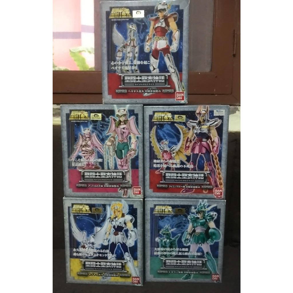 BANDAI Saint Seiya Saint Cloth Myth V.1 มือ 2 สภาพดี 4จุดทุกตัว lot JP