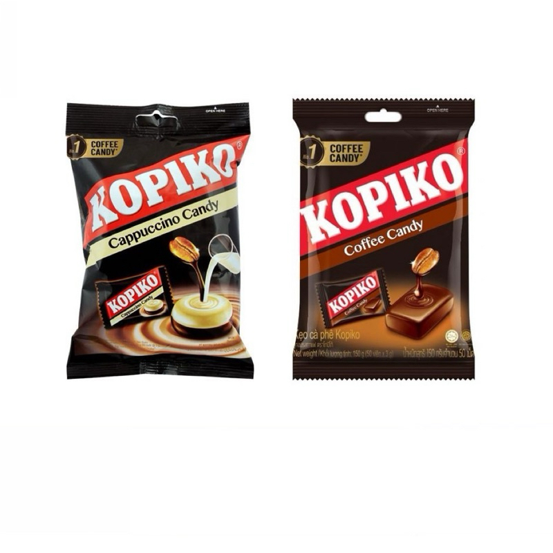 Kopiko Coffee Candy โกปิโก้ ลูกอมกาแฟ 100 เม็ด