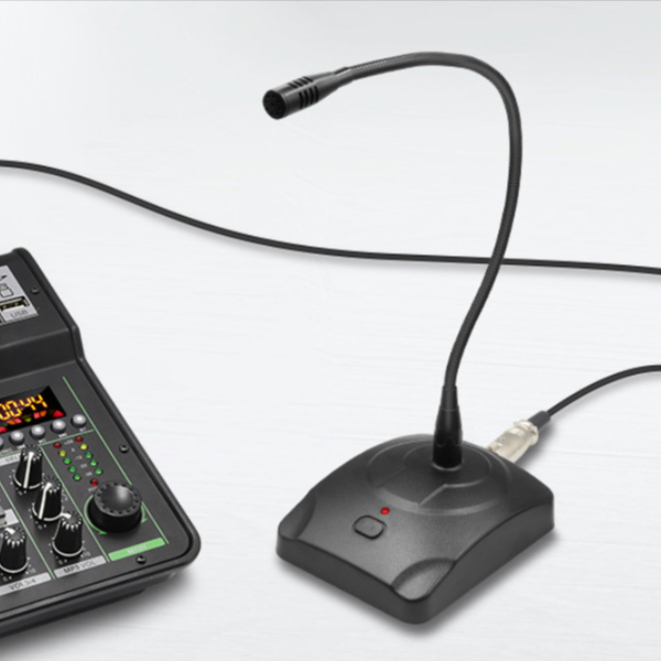 H38 Conference ไมโครโฟน ไมค์ตั้งโต๊ะ ไมค์ประกาศ ไมโครโฟนแบบมีสาย แจ๊ค 6.5mm