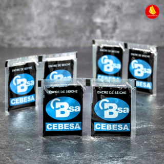 ดีหมึก ดีปลาหมึก ดีหมึกดำ BSA Squid Ink แพค 4 กรัม นำเข้าจากฝรั่งเศส Squid ink For Pasta / Risotto/ Paella