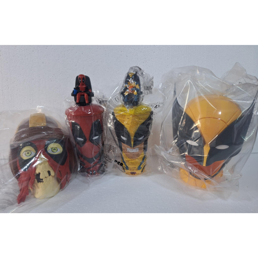 ถังป๊อบคอร์นแก้วน้ำ เสื้อยืด เดดพูล & วูล์ฟเวอรีน Deadpool & Wolverine ของใหม่ในห่อทุกใบ จากเมเจอร์ หายาก น่าสะสมสุดๆ