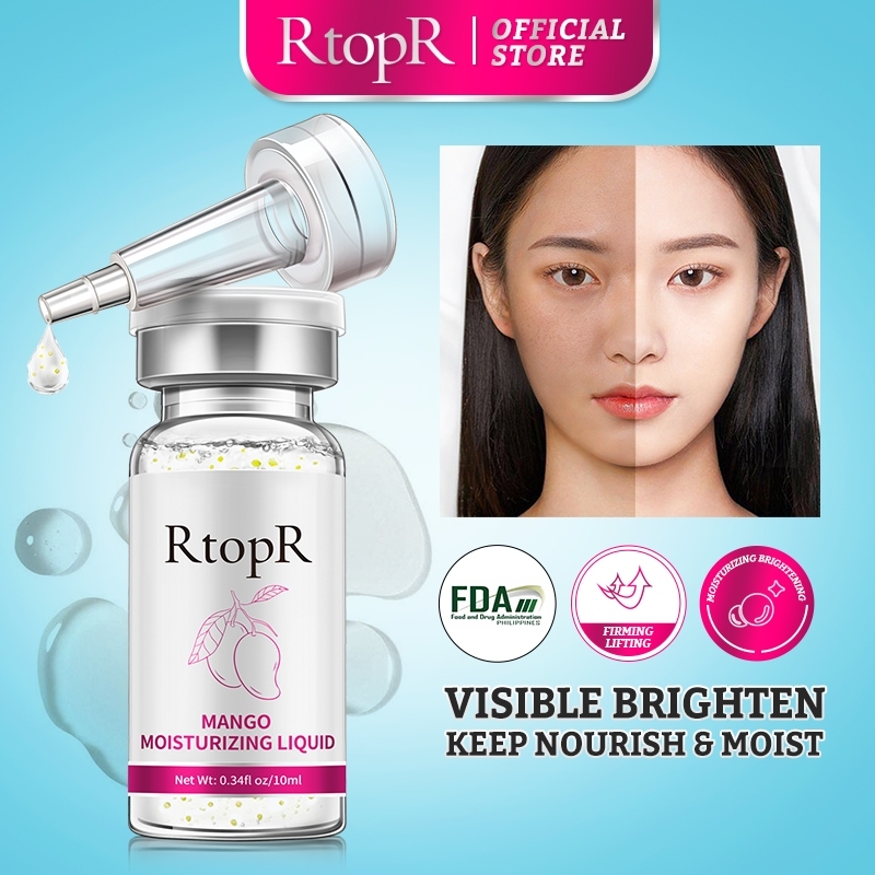 RtopR FDA เซรัมบํารุงผิวหน้า ให้ความชุ่มชื้น ผิวกระจ่างใส ลดเลือนริ้วรอย 10มล ต่อต้านริ้วรอยคอลลาเจน