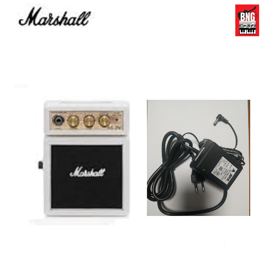 MARSHALL MS-2W มินิแอมป์ Micro Amp ขนาดพกพา + พร้อมอะแดปเตอร์ 9V