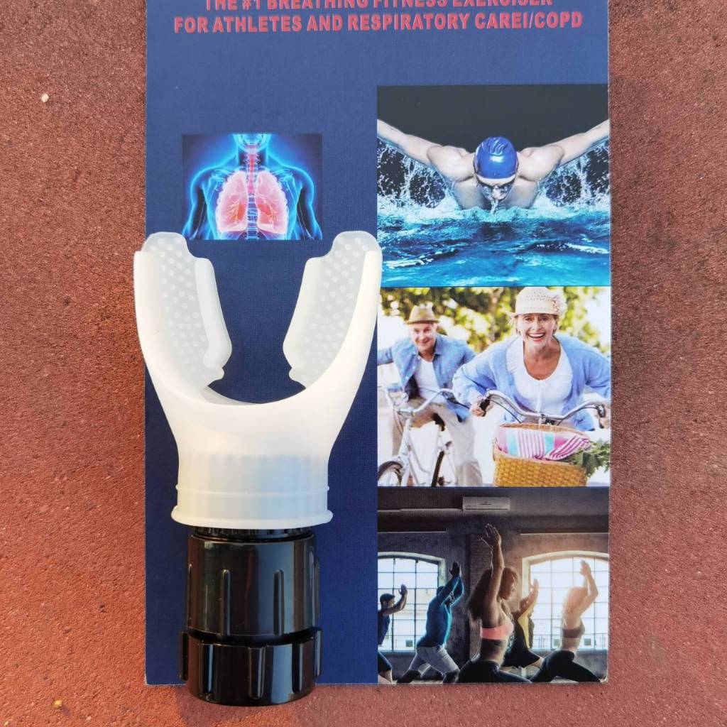 lung Exerciser Expander อุปกรณ์ฝึกขยายปอด อุปกรณ์ออกกำลังกายแบบหายใจปรับความต้านทานสำหรับ