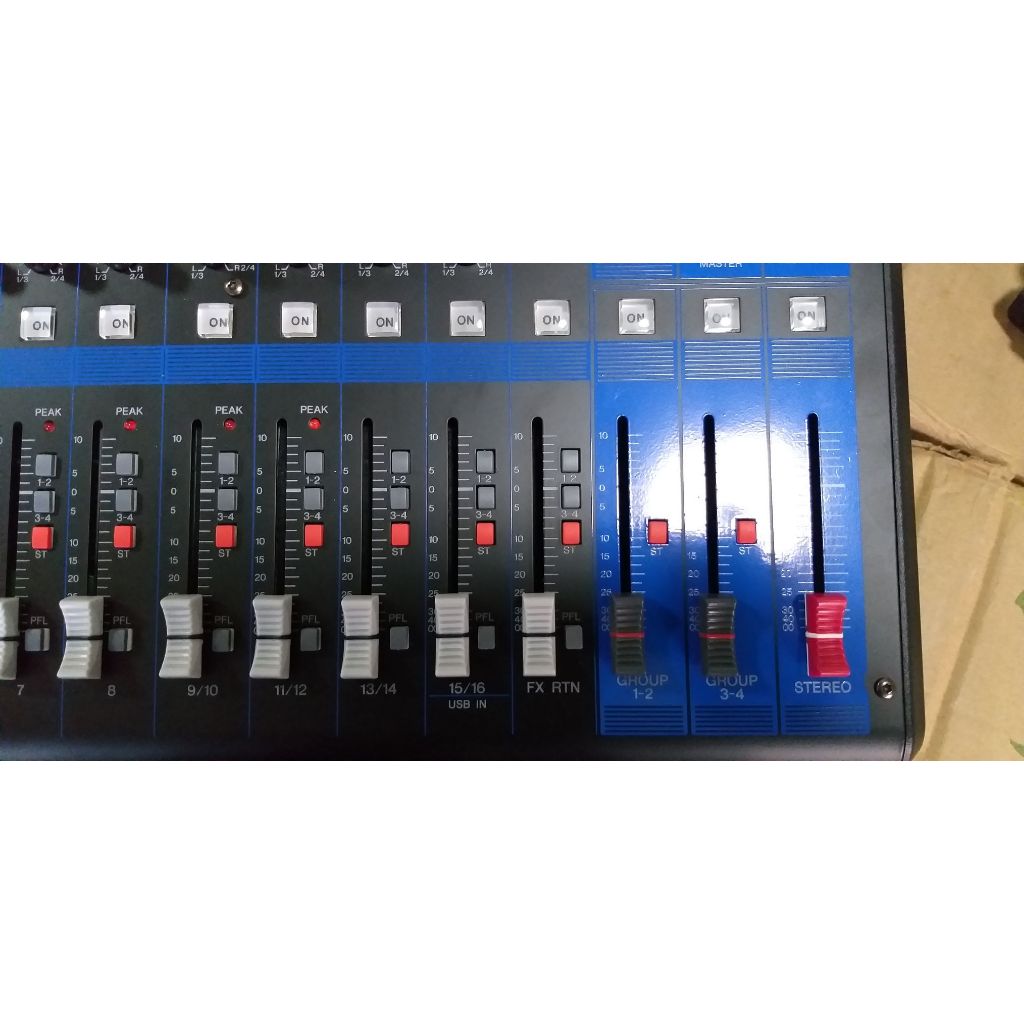 Mixer Yamaha MG-16XU มิกเซอร์ 16 ช่อง 8 MIC/4 STEREO มี Effect SPX 24 เสียงใสๆ สามารทำอินเตอร์เฟสได้
