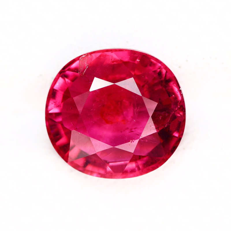 3.46 cts(การัต) พลอยทัวร์มาลีน ชมพู พลอยเเท้. Natural Pink Tourmaline | US-0007 | 2750฿