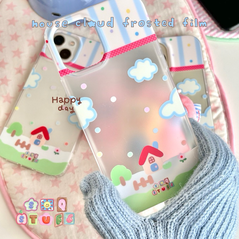 เคสขุ่นเนื้อด้าน frosted film เคสใสขุ่น เหลืองยาก