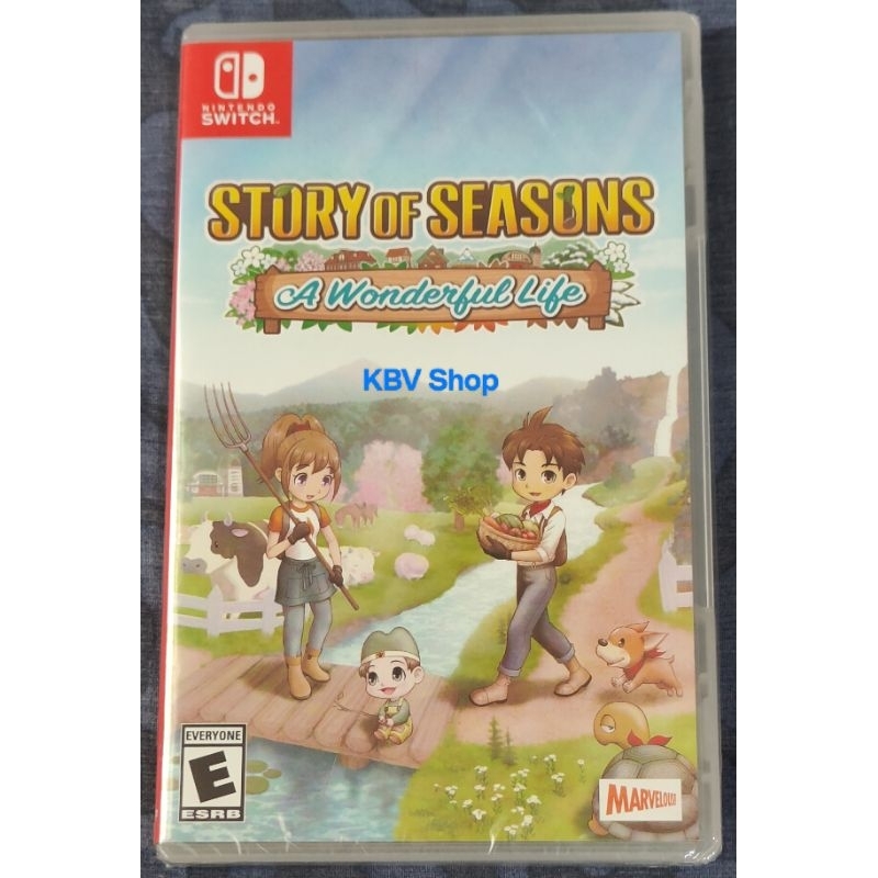 (⚡มือ 1,2 พร้อมส่ง⚡)Nintendo Switch : Story of Seasons a Wonderful Life มือหนึ่ง มือสอง