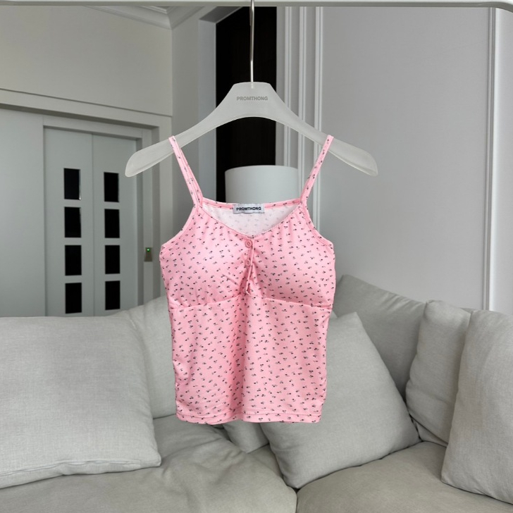 PT1051 เสื้อกล้ามพิมพ์ลายดอกไม้ PROMTHONG - รูปที่ 5