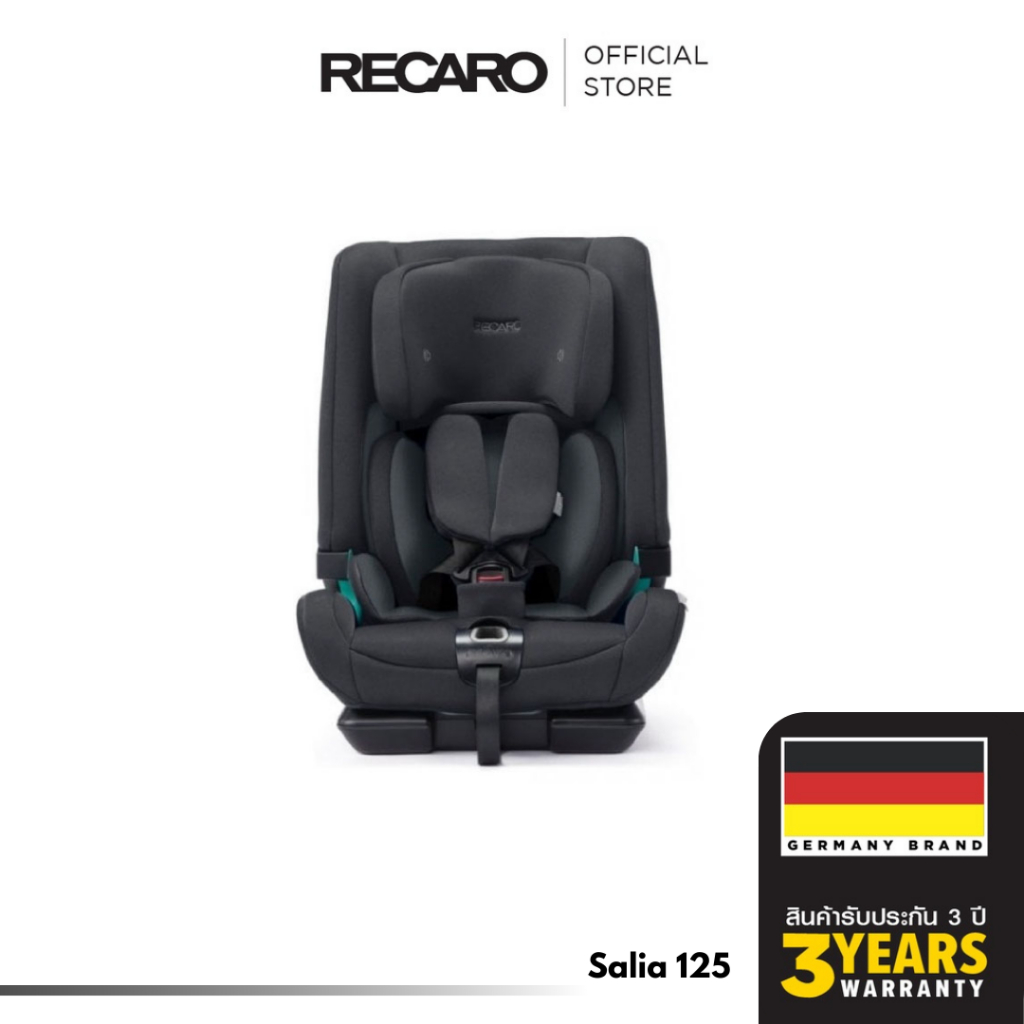 Recaro Salia 125 I-Size Prime Mat Black คาร์ซีท เด็กแรกเกิด – 7ปี ส่วนสูง 40-125 ซม หมุน 360 องศา ติ