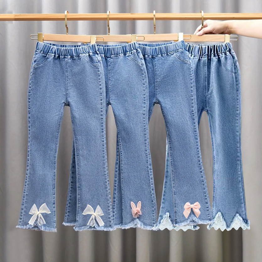 กางเกงเด็ก กางเกงยีนส์ ขายาว JBD 1-12 ขาบาน ขากระดิ่ง
