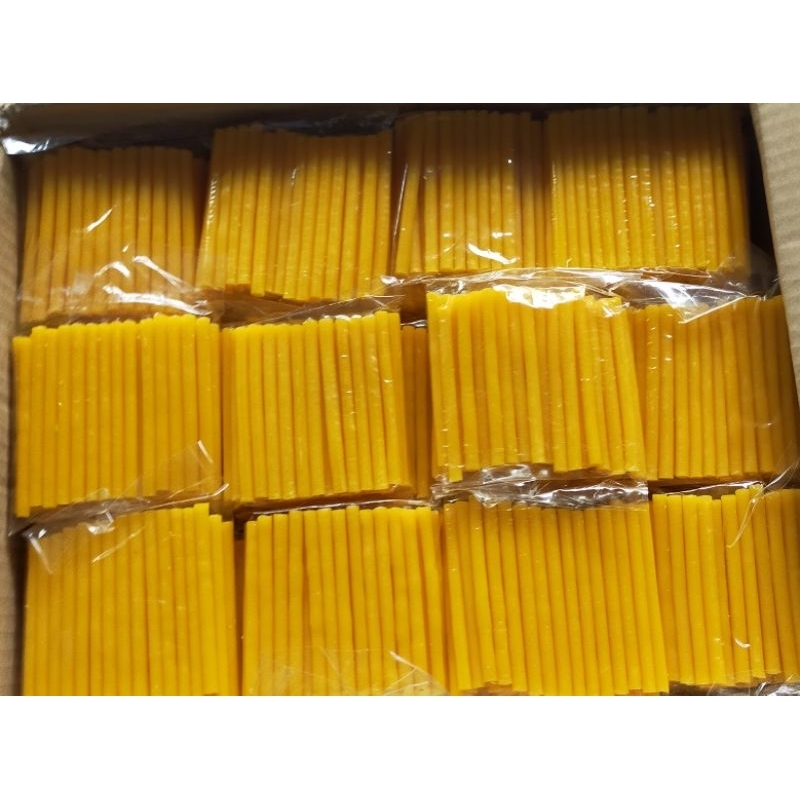 เทียนจิ้ว7*50แพ็คละ50แท่งสำหรับทำดอกไม้จันทน์