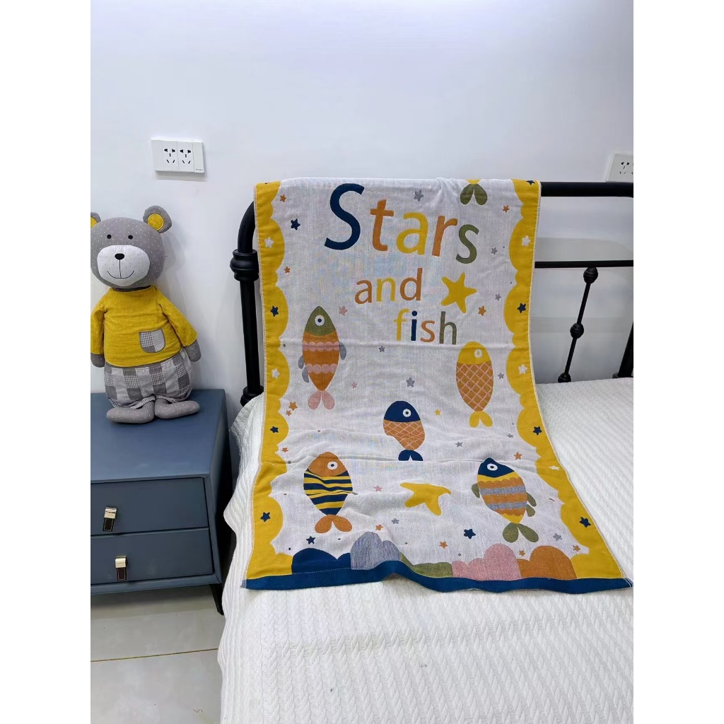 ผ้าเช็ดตัวสาลูผืนใหญ่จั้มโบ้ ขนาด 80*160 cm. เนื้อผ้า cotton 100% - รูปที่ 5