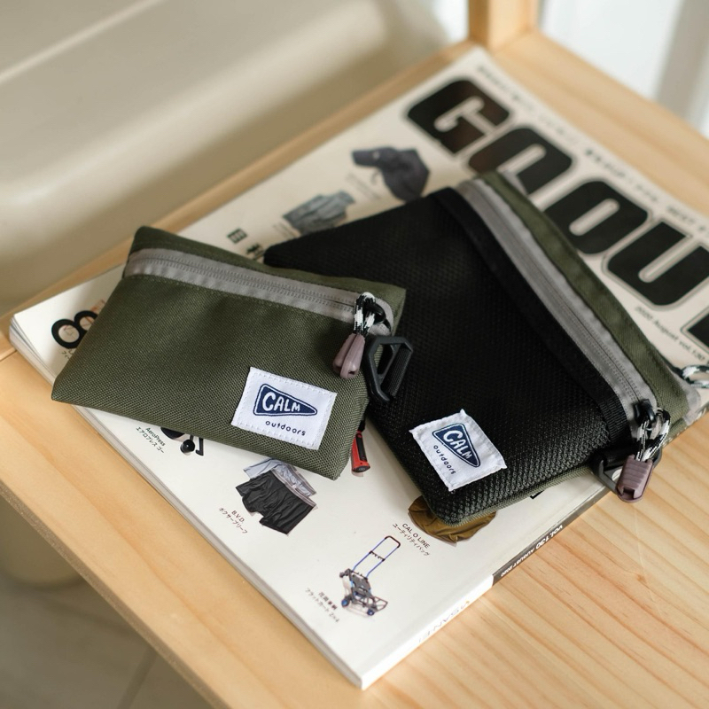 Calm Outdoor Accessory Pouch Bag [ Color Desert ]