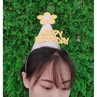 [พร้อมส่ง] หมวกวันเกิด หมวกHappy Birthday น่ารัก มีหลายแบบ