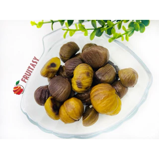 🌰Fruitasy [ แพ็ค 10 ถุง ] เกาลัดอบเจ ปอกเปลือก เนื้อเกาลัดอบสไตล์เกาหลี 80 กรัม บรรจุ 1 ห่อ เกาลัด