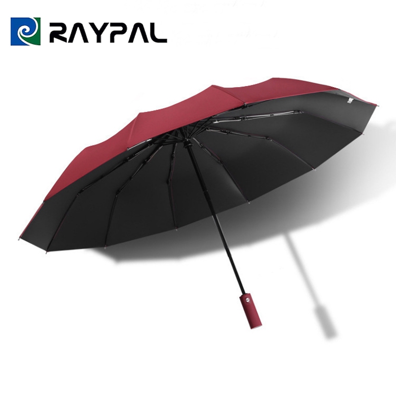 RAYPAL ร่มอัตโนมัติ ร่มกันฝนกันแดดกัน UV สีพื้น ทันสมัย พกพาสะดวก น้ำหนักเบา Umbrella ระบบเปิด ปิดออโต้ NO:UV24