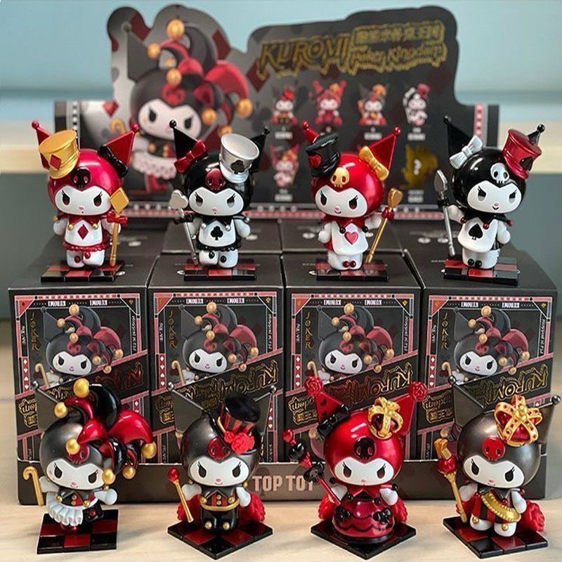 { พร้อมส่ง } กล่องจุ่มโมเดล Sanriio kuromi คอลไพ่ เซต 8 ตัว(กล่องแดง) งานมีกล่อง รีบเก็บ (ขายยก box เท่านั้น)