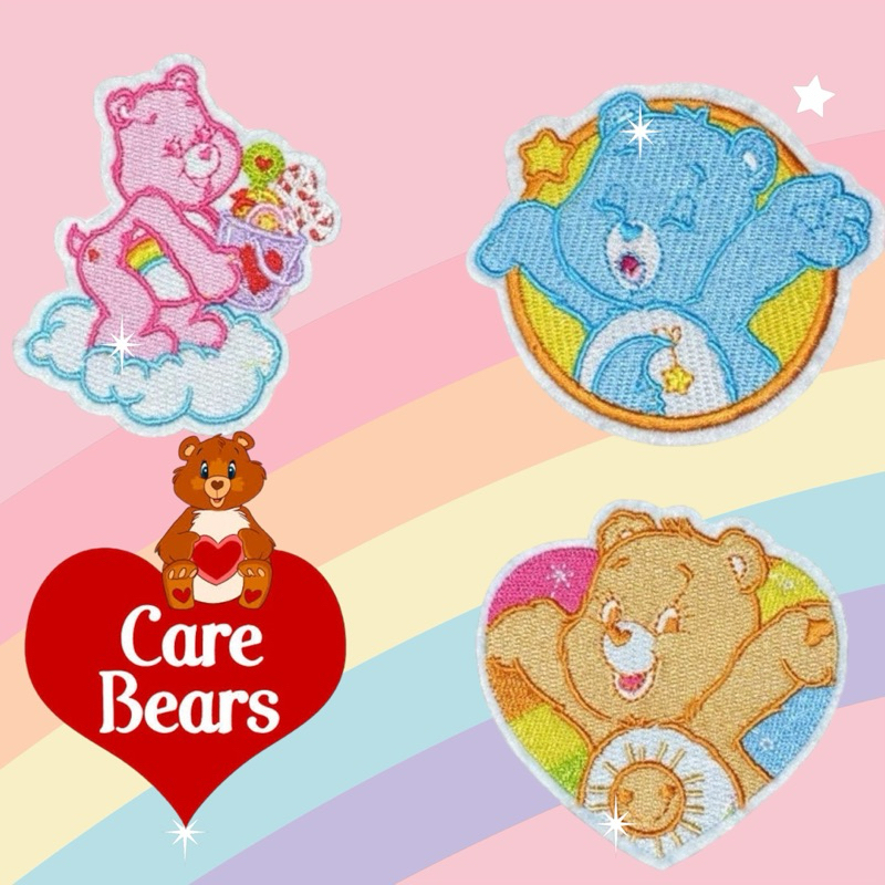 ตัวรีด Care Bears น่ารัก งานแต่ง DIY พร้อมส่งค่ะ