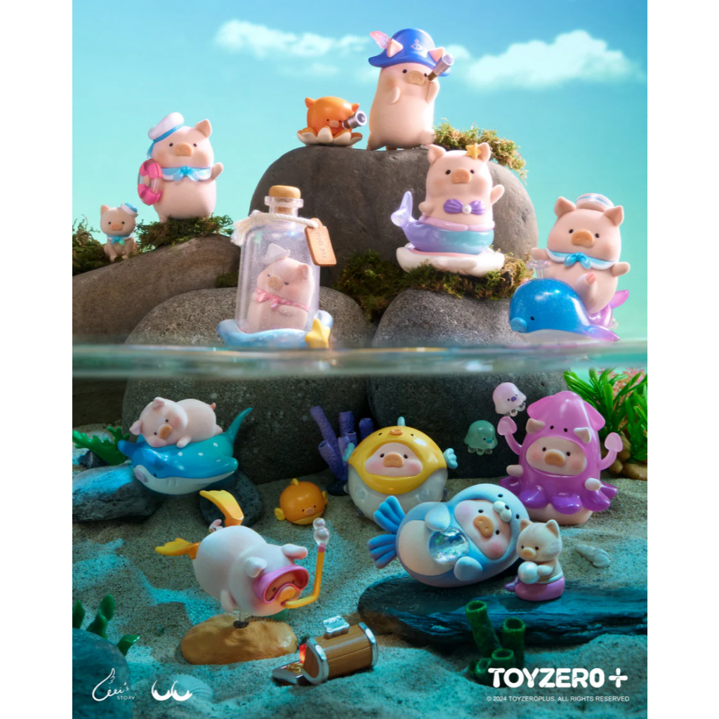 Clearance [พร้อมส่งจากไทย] 52TOYS LuLu the Piggy - Ocean Series Blind Box