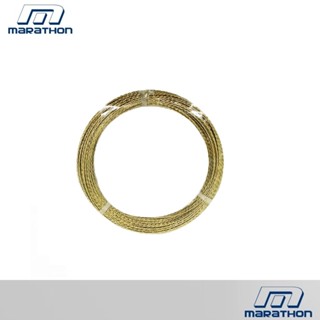 ลวดตัดกาวกระจก แบบฟันเลื่อย สีทอง 22 เมตร