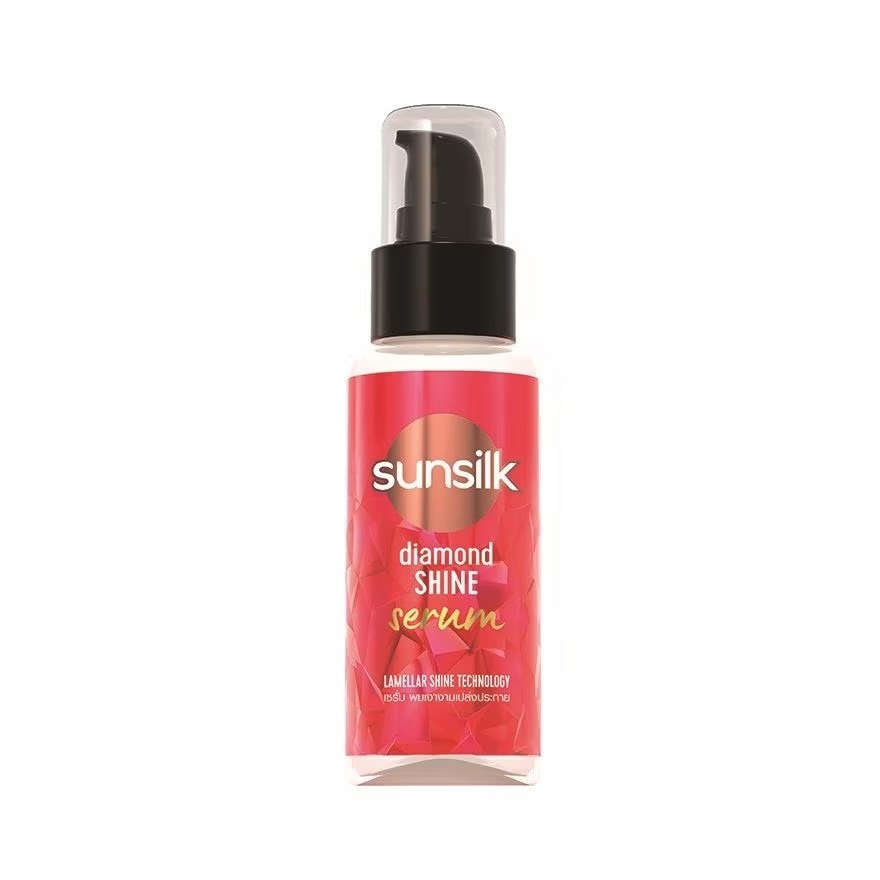 Sunsilk Serum Diamond Shine ซันซิลเซรั่มบำรุงผมแห้งกร้านนุ่มลื่น เงางาม45มล.