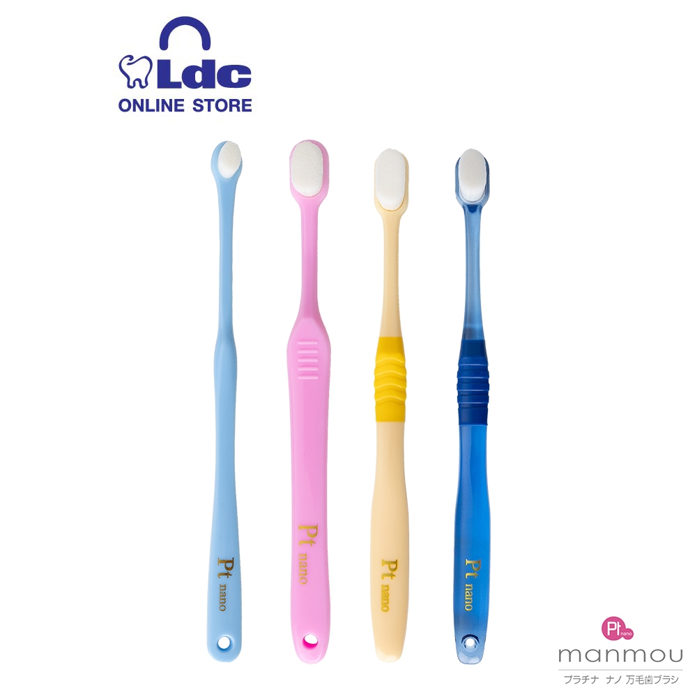 แปรงสีฟันแมนเมา Manmou Ptnano Toothbrush รุ่น Baby, Kids, Adult, Compact