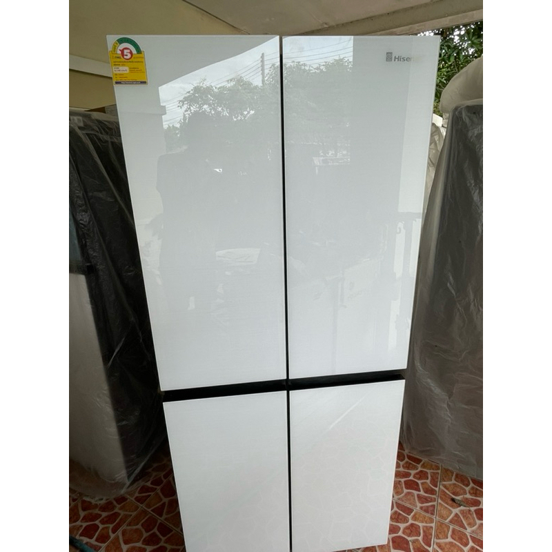 ตู้เย็น side by side 4ประตู Hisense 16.1Q RQ560N4AW1 _ ใหม่ B-Grade ลด40%-60%