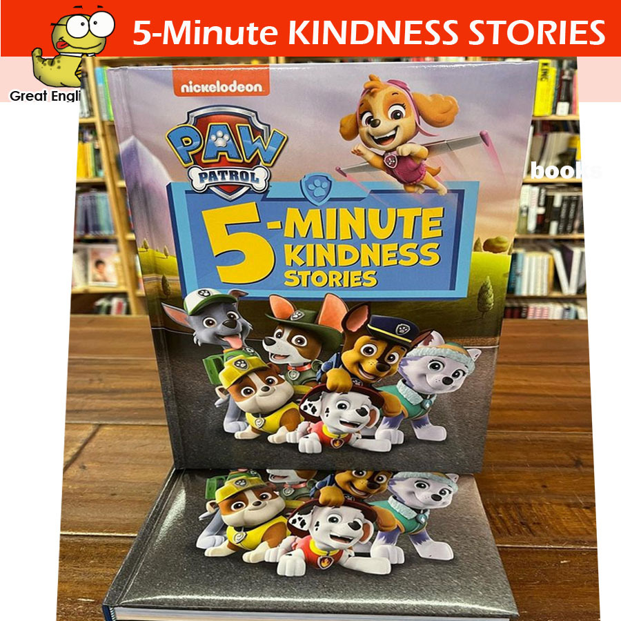 (ใช้โค้ดรับcoinคืน10%ได้) *ลิขสิทธิ์แท้ original หนังสือนิทานภาษาอังกฤษ PAW Patrol 5-Minute Kindness Stories (PAW Patrol
