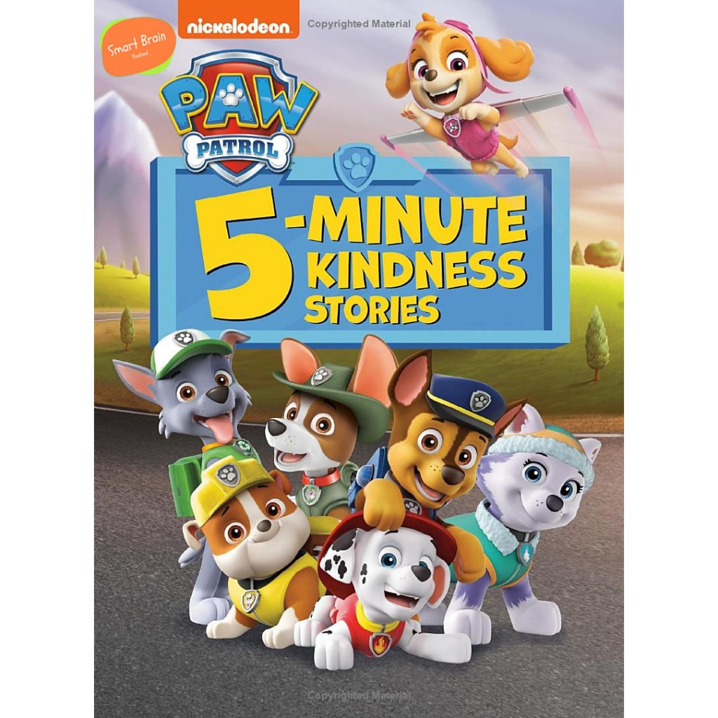 *ส่งทุกวัน* *ลิขสิทธิ์แท้ original หนังสือนิทานภาษาอังกฤษ PAW Patrol 5-Minute Kindness Stories (PAW 