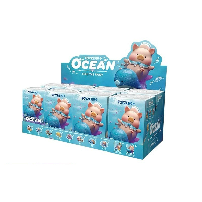 พร้อมส่งจากไทย 🇹🇭🇹🇭 🇹🇭Lulu the Piggy Ocean 💢ยกบล็อค box💢ของแท้ Toyzero+ 52Toys