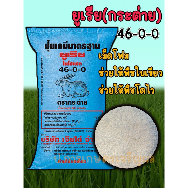 ปุ๋ยยูเรีย 46-0-0 ขนาด1กิโลกรัม