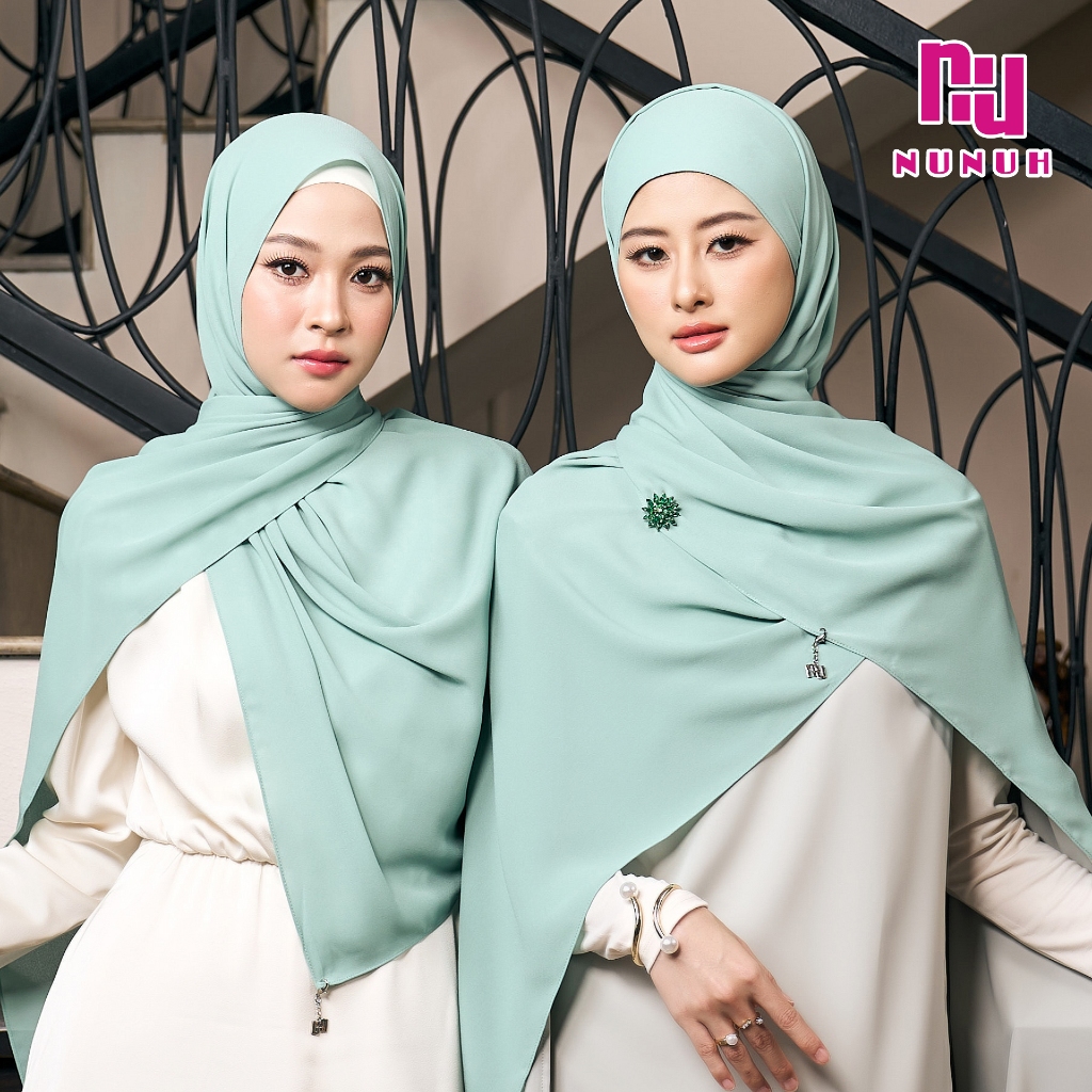 NUH NOOR Hijab Scarf for Women Muslim – ผ้าพันแบบยาว
